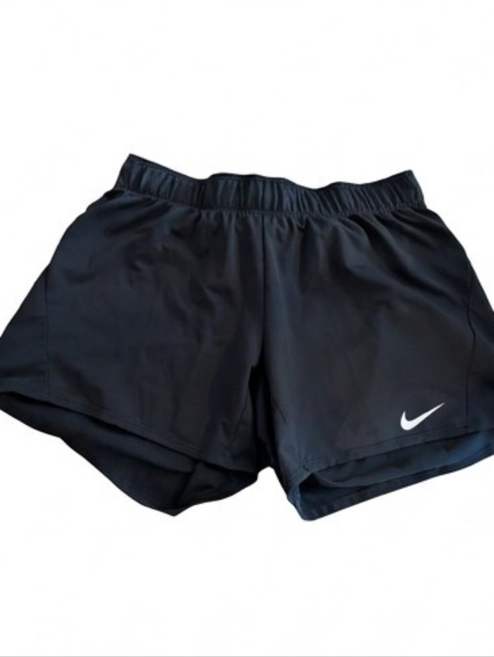 Nike Black Dri-FIT Women's Running Shorts with White Logo